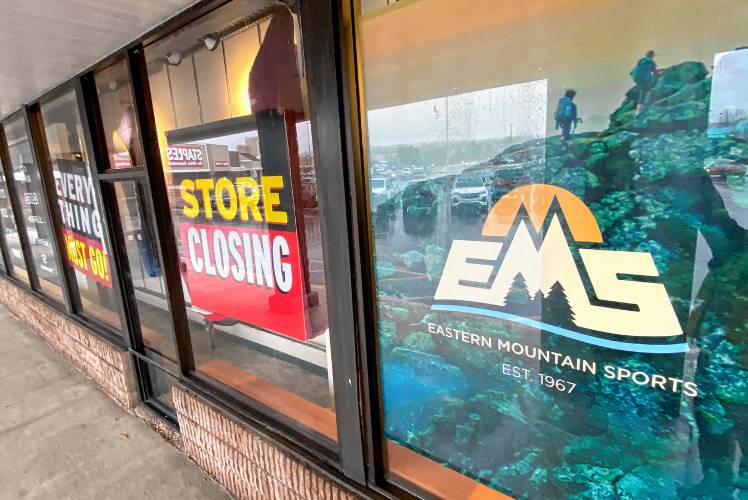 Eastern Mountain Sports, the outdoor-gear retailer, will be leaving some time in January. EMS, which is based in Connecticut, says it plans to stay in  Concord although no new location has been announced.