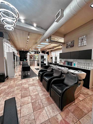 The recently renovated salon, Peter's Images, is listed for new ownership. 