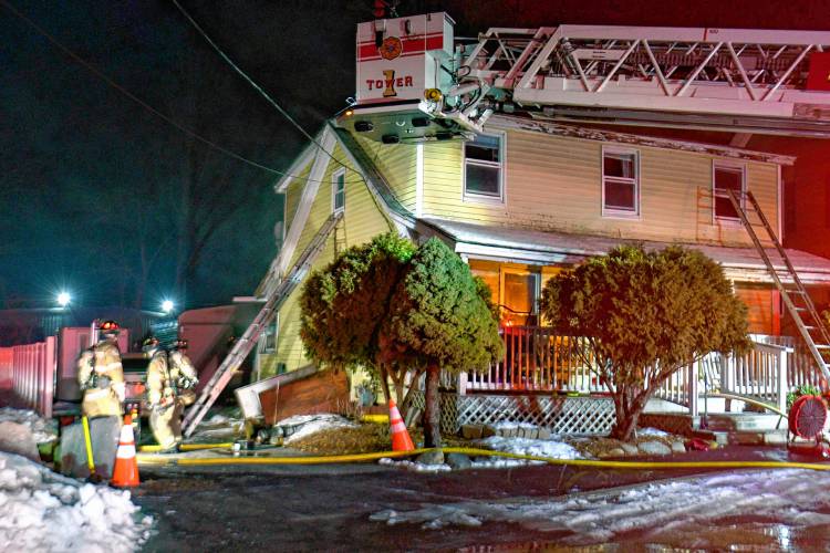 Firefighters from Concord and seven surrounding communities responded to a fire on Foster Street just after 2 a.m. Friday morning. The fire was under control within 30 minutes of Concord Fire being dispatched. 