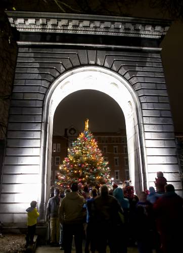 Concord traditionally holds its tree lighting the Friday after Thanksgiving, Nov. 24, from 4 to 7 p.m.
