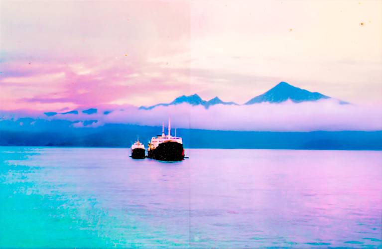 1966: Civilian ships we passed at dawn as we prepared for our maiden voyage up the My Tho River