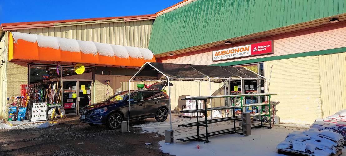 The Aubuchon Hardware store on South Main Street in Concord announced it will close down on March 16.