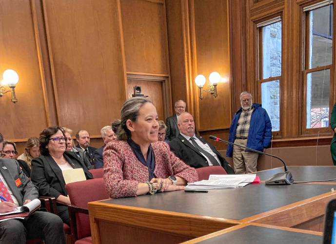Carrie Becker testifying in the House of Representatives for HB 1296 earlier this year. Carrie Becker testifying in the House of Representatives for HB 1296 earlier this year.