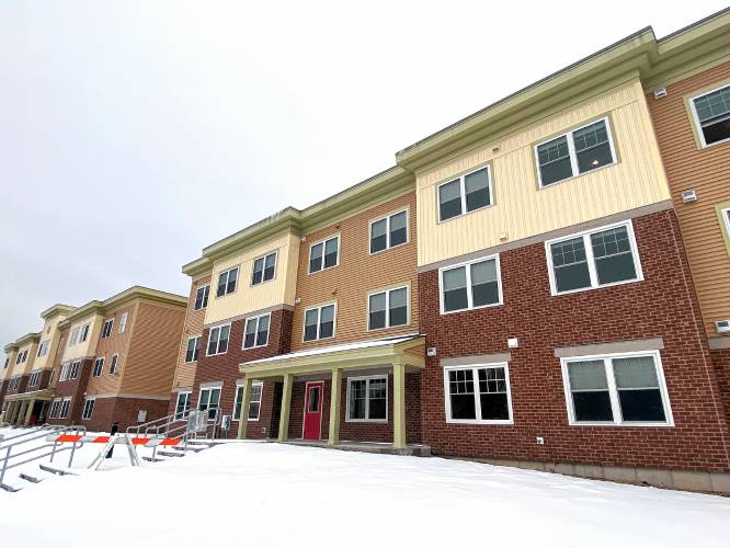 The Penacook Landing Development Phase 2 (right) is next to the original units that were built in 2020.