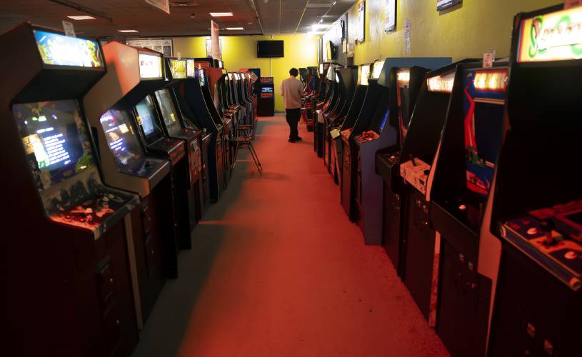 The old classic arcade machines at Fun Spot in Laconia.