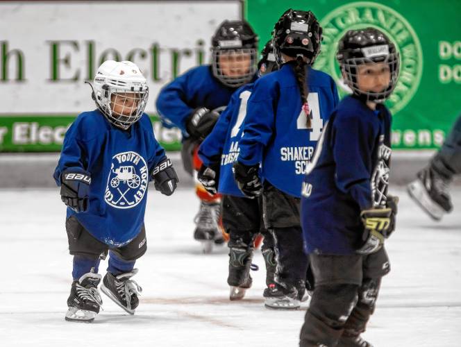 The Concord Youth Hockey program attracted 54 children of all ages at the Everett Arena on Saturdays this fall.