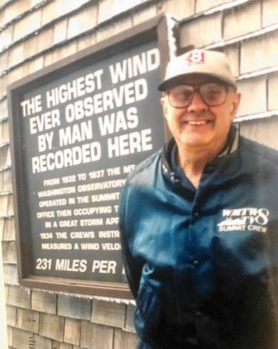 Iconic former longtime Mount Washington WMTW Ch. 8 summit transmitter engineer Marty Engstrom – shown in 2002 just prior to his retirement after 38 years — passed at age 86 at his North Fryeburg, Maine home Jan. 4, according to his family.