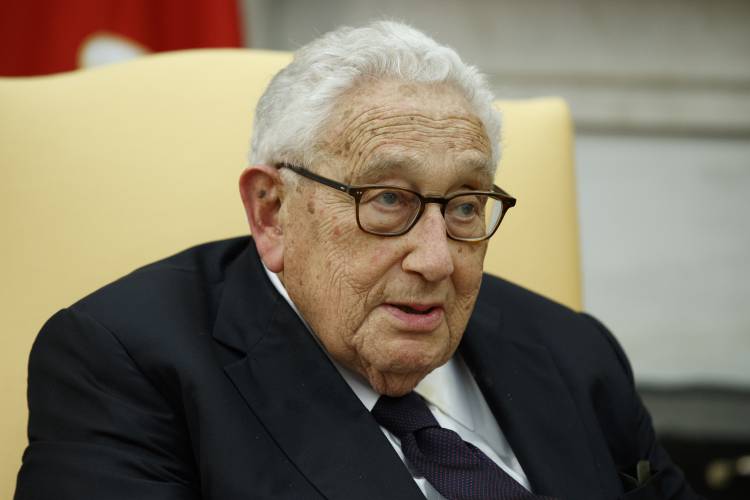 Kissinger, the diplomat with the thick glasses and gravelly voice who dominated foreign policy as the United States extricated itself from Vietnam and broke down barriers with China, died Wednesday. He was 100. 