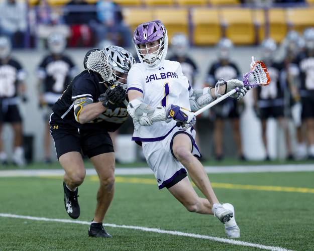 Ryan Doherty, a Concord native, is one of the top players on the men’s lacrosse team at the University of Albany.