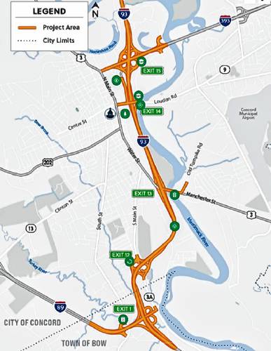 Map of Bow-Concord Project as of Oct. 2024
