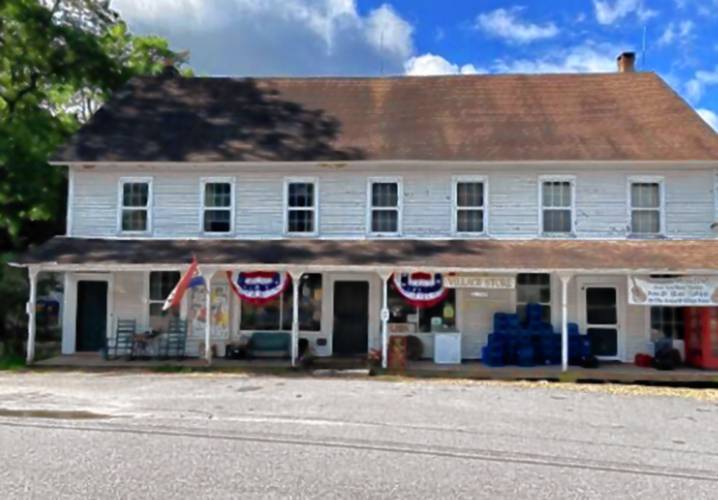 The Acworth Village Store has survived severe flooding in the town.