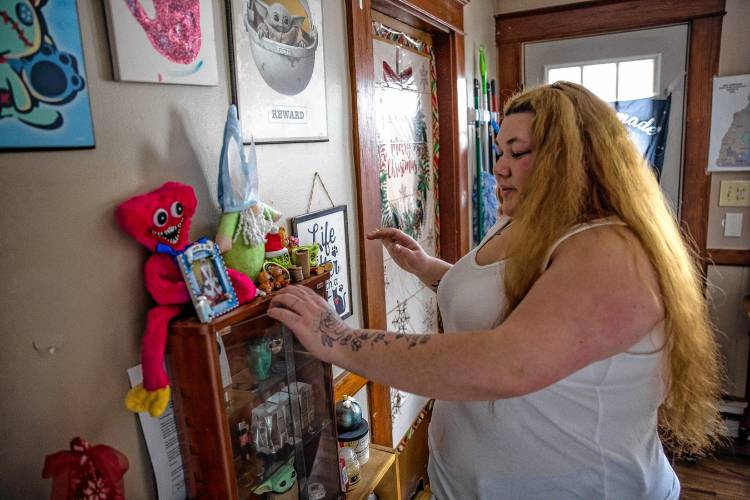 Brie at her apartment in Rochester on March 4, 2025.