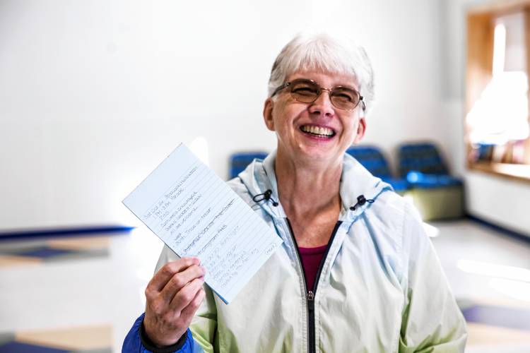 Cheryl Stinson has been the Penacook town crier for the Monitor since 1995. Back then, pen and paper were the way to gather the information.