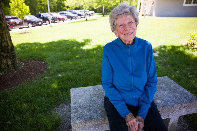Marguerite Moffet makes an effort to put a smile on everyoneâs face. 