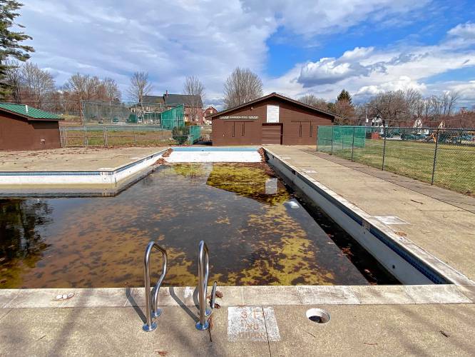 The Garrison Park pool off of Hutchins Street in Concord on Wednesday, March 20.