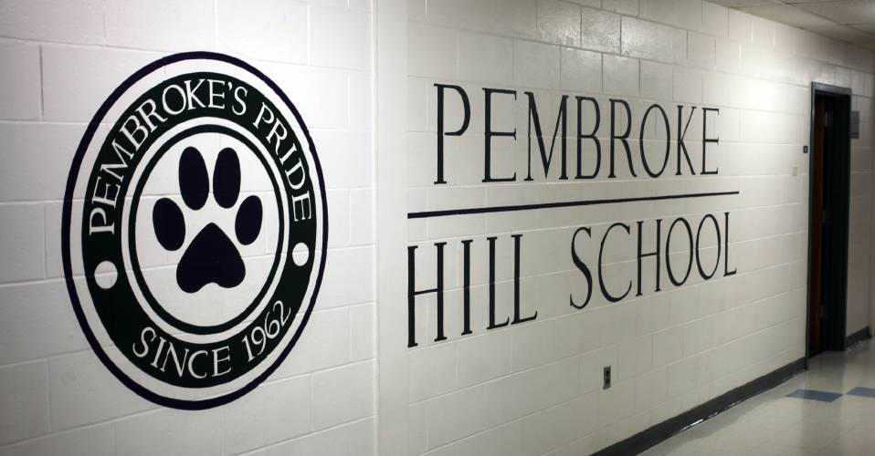 A community forum on the merging of Pembroke Village and Hill schools on Tuesday, Oct. 16, 2018. (NiCK STOICO / Monitor staff) A community forum on the merging of Pembroke Village and Hill schools on Tuesday, Oct. 16, 2018. (NiCK STOICO / Monitor staff)