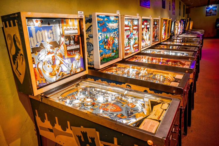 The old classic pinball machines at Fun Spot in Laconia.