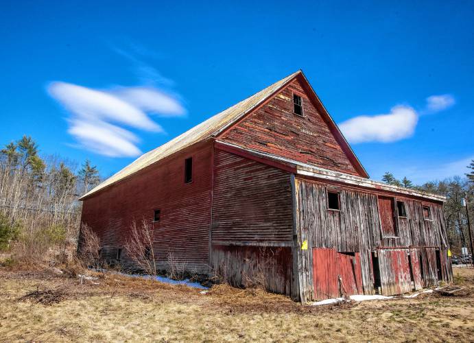  The fact the red barn on Warner Road had a solid roof that kept the rain out of the structure, the barn is solid shape.