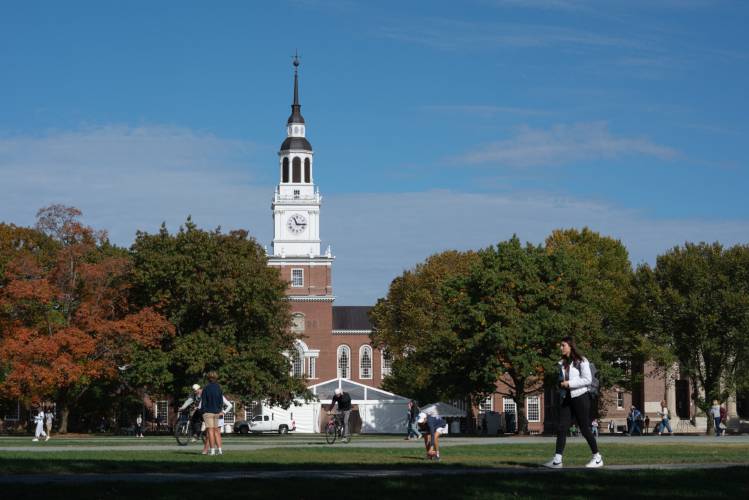 Dartmouth College in Hanover, New Hampshire. Dartmouth College in Hanover, New Hampshire.