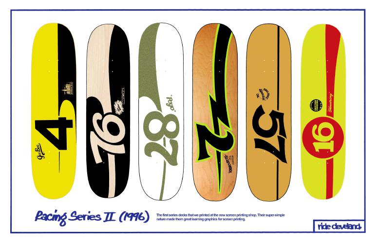 The Cleveland Superboard Factory, a Concord-based skateboard maker, closed shop in 2001 but re-released designs as part of a Hometown Skateboard Market at Feathered Friend.
