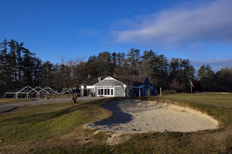 The Beaver Meadow Golf clubhouse seen from the sandtrap at the 18th hole in Concord on Nov. 29, 2023. The Beaver Meadow Golf clubhouse seen from the sandtrap at the 18th hole in Concord on Nov. 29, 2023.