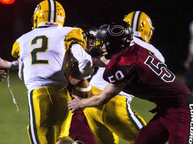 Concord High and Bishop Guertin square off in 2018.
