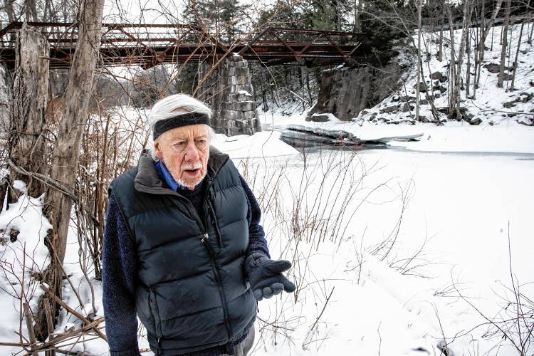 Longtime Warner resident and naturalist David Carroll’s biggest concern about the rail trail is the effect it will have on the Warner River which runs right through the town.