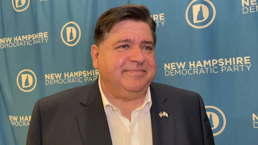 Illinois Gov. JB Pritzker will headline the New Hampshire Democratic Party’s annual McIntyre-Shaheen 100 Club fundraiser dinner on Sunday.