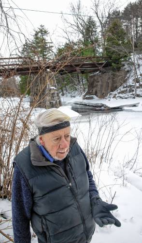 Longtime Warner resident and naturalist David Carroll’s biggest concern about the rail trail is the effect it will have on the Warner River which runs right through the town.
