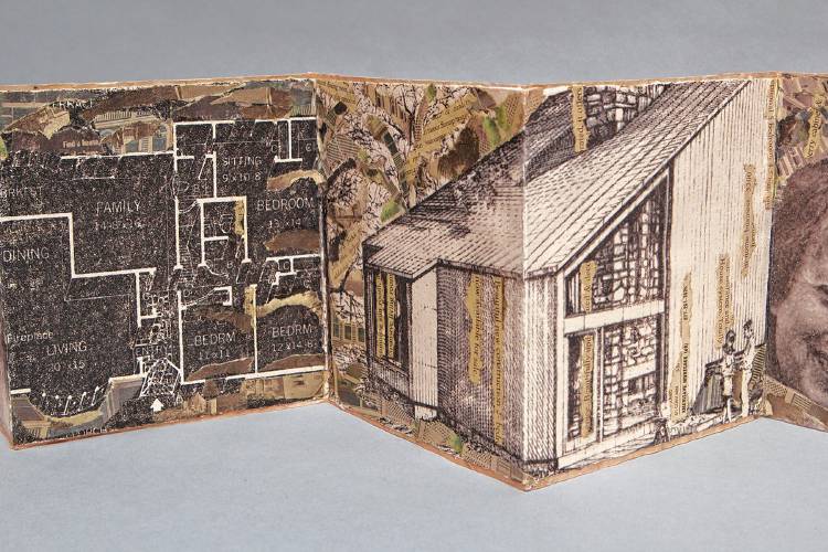 “The Plan” by Ronnie Komarow reflects her parents dream of building their own house. 