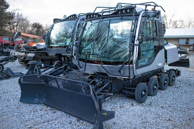 Prinoth’s biggest groomers can cost a half-million dollars  while smaller machines for grooming local trails run into the low six figures.
