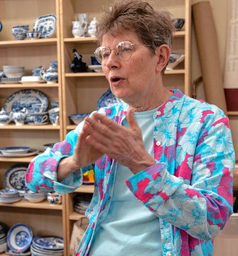 Sue MCCoo, co-owner of Hilltop Consignment Gallery as well as two other business on Main Street, talks about the redesign in 2015.