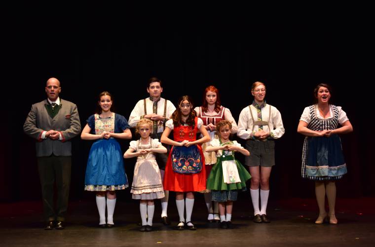  The Von Trapp Family Singers in the Community Players of Concord’s “Sound of Music.”