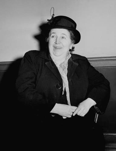 Elizabeth Gurley Flynn, seen in New York in 1949.
