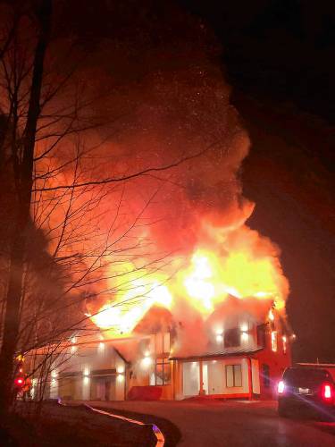 According to Peterborugh Fire Chief Ed Walker, the fire Monday night in a home on Cranberry Meadow Drive was confined to the attic area.