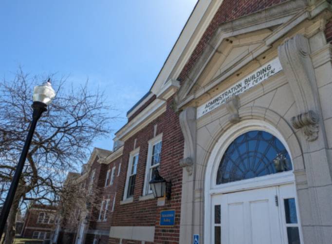 The administration building at the former Youth Development Center in Manchester, now known as the Sununu Youth Services Center. The administration building at the former Youth Development Center in Manchester, now known as the Sununu Youth Services Center.