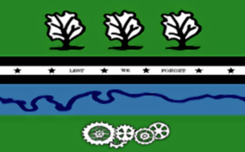 The town of Boscawen's new town flag.