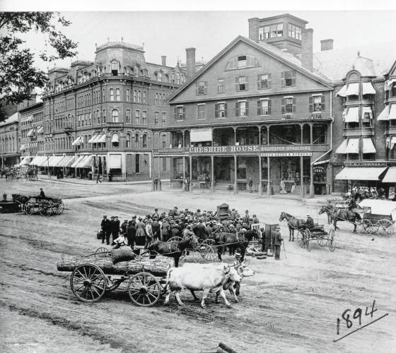 A historical photo of Keene. A historical photo of Keene.