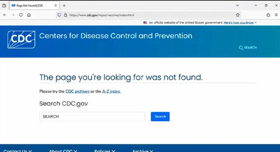This vaccine site on the CDC website was taken down by the Trump administration in early February. It has since returned followed a judge's orders but there are concerns about how much of its information has been retained.