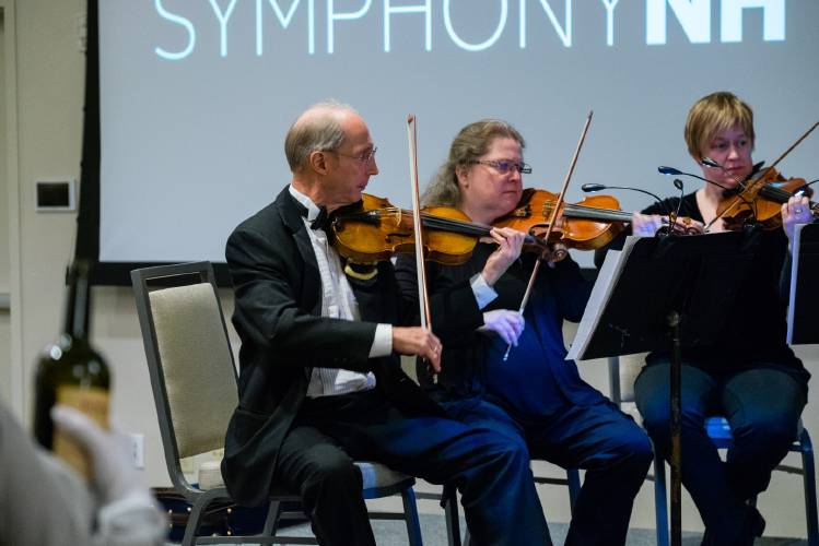 Symphony NH String Quartet in action at a previous performance.