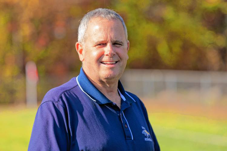 Bow High School girls’ soccer head coach Jay Vogt was named the Division II Coach of the Year after leading the Falcons to the D-II championship game for the second time in the last four years.