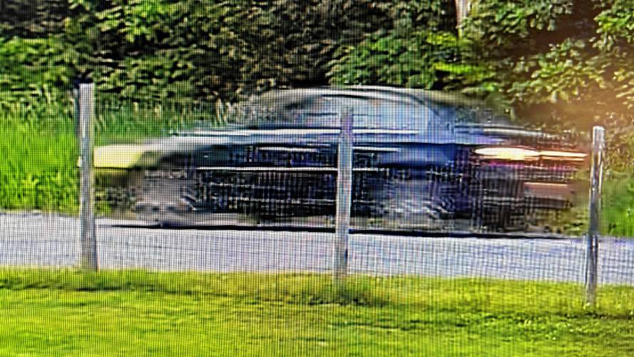 Surveillance shots of a car involved in a hit-and-run in Boscawen on Tuesday, June 4. Police are seeking more information, including other security camera footage.