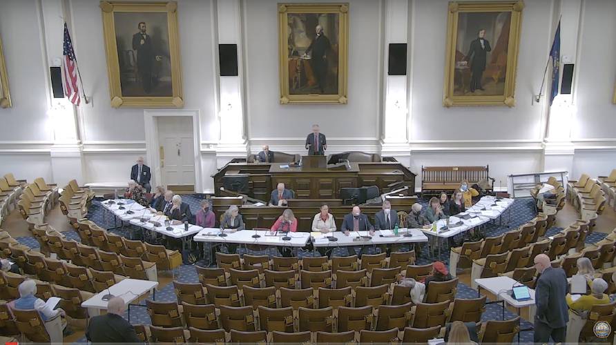 The House Education Committee meets in Representatives Hall to hear testimony on a bill seeking to repeal the “divisive concepts” teaching law on Jan. 12, 2023. The House Education Committee meets in Representatives Hall to hear testimony on a bill seeking to repeal the “divisive concepts” teaching law on Jan. 12, 2023.