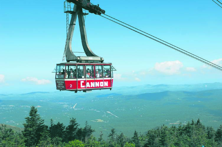 See Franconia Notch from sky the way the eagles do, on Cannon Mountain's aerial tram.