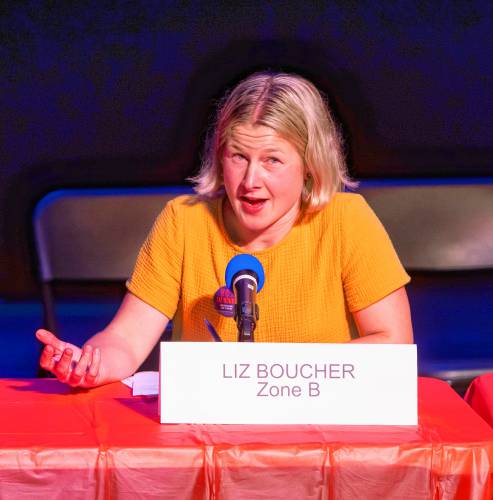 Liz Boucher is running for school board from zone B.