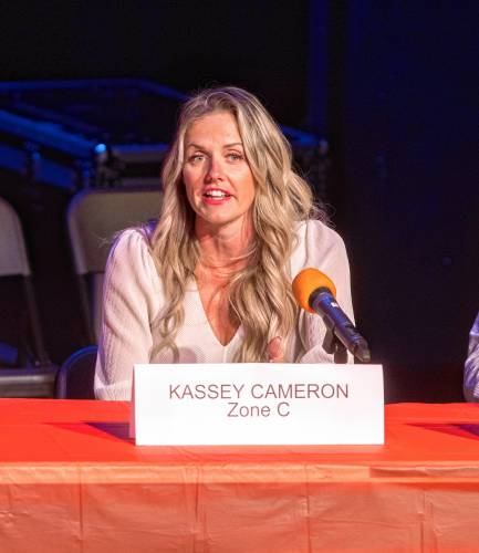 Kassey Cameron is running for the school board from zone C.