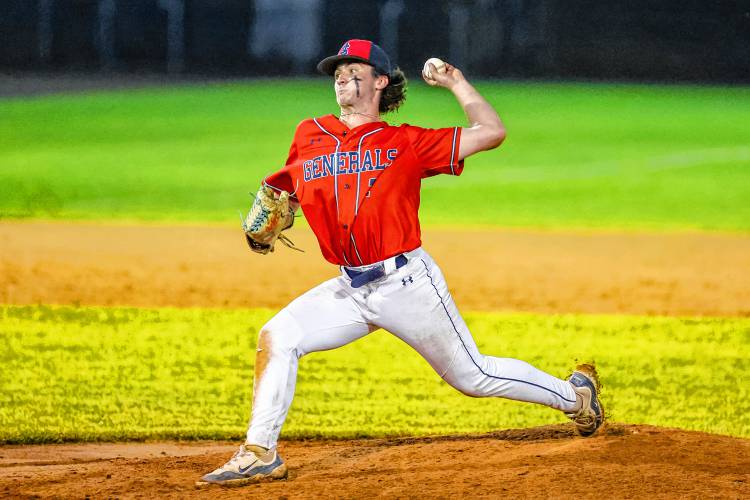 Anthony Paolicelli helped guide the Generals to a 17-2 season, both on the mound and at the plate.