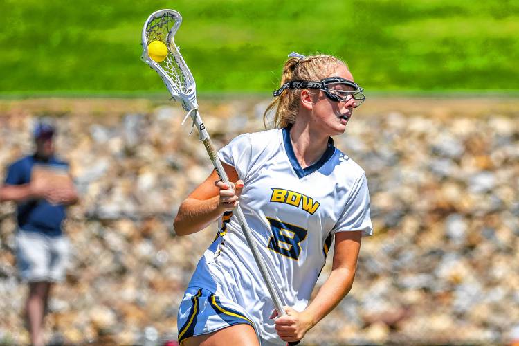 Senior Olivia Selleck capped off her final season at Bow scoring 96 goals across the Falcons’ 19 games.