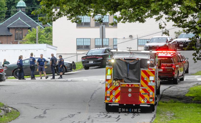 State Police responded to 127 Pleasant St., a small facility building at the state office complex, late Tuesday afternoon. Few details are available, but police say there is no threat to the public or state employees.