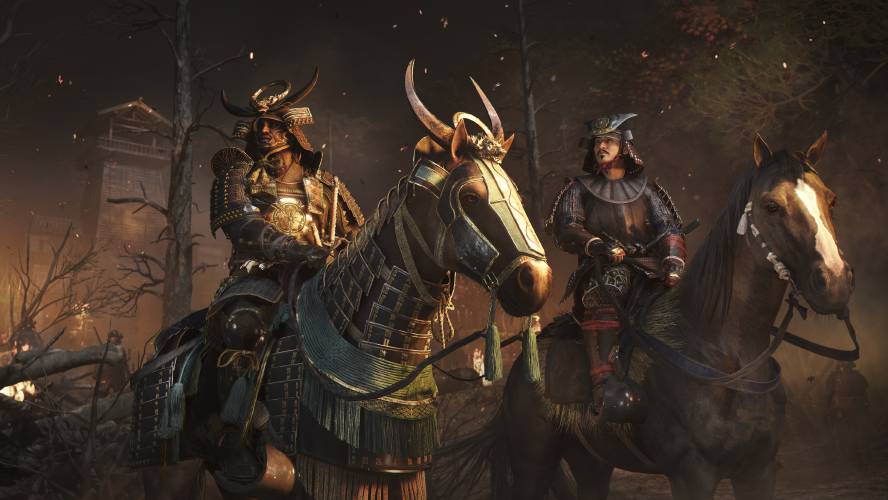 A scene from the new Assassin’s Creed Shadows video game. 